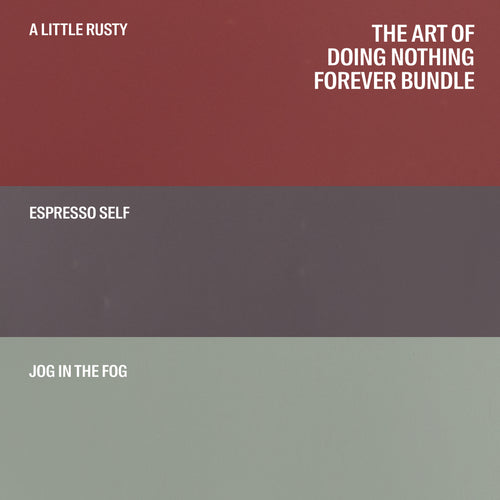The Art of Doing Nothing Forever Bundle: the three Forever Wear polishes and Magic Finish included in the bundle