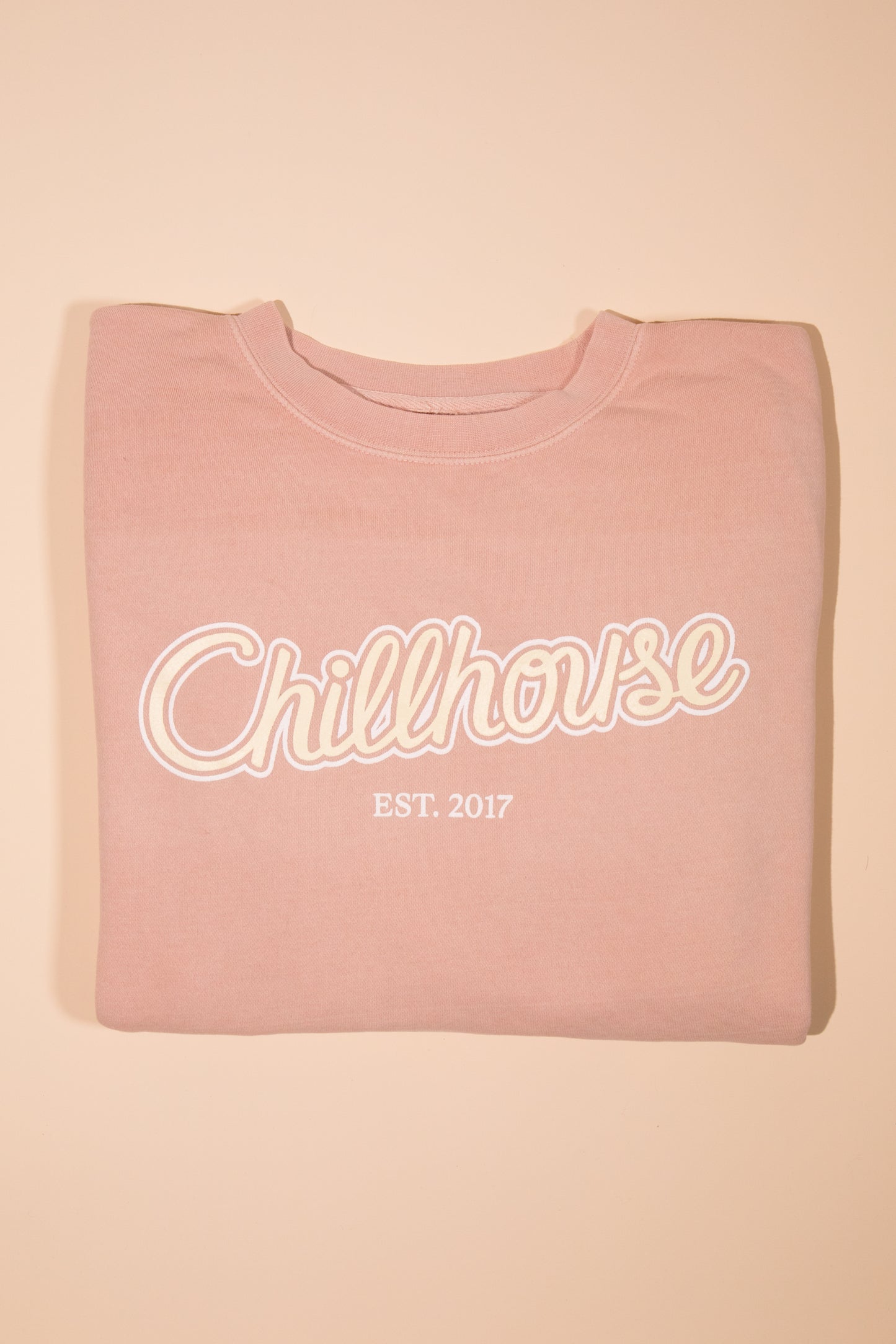 Chillhouse Pink Script Crew