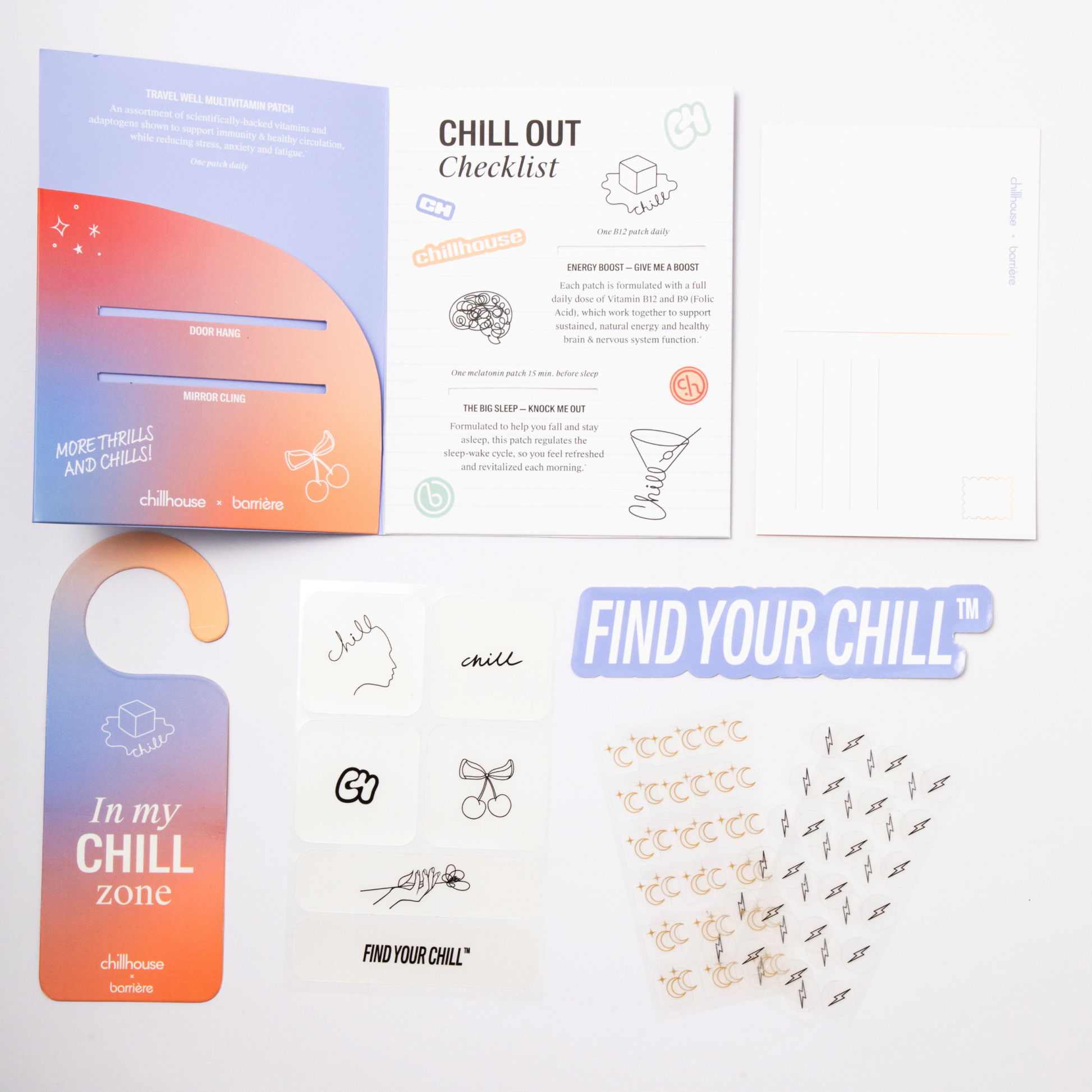 Barriere x Chillhouse Patches