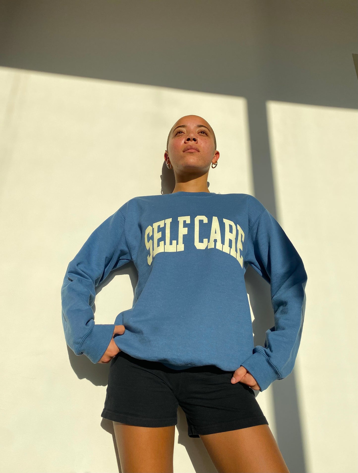 Self-Care Varsity Crewneck