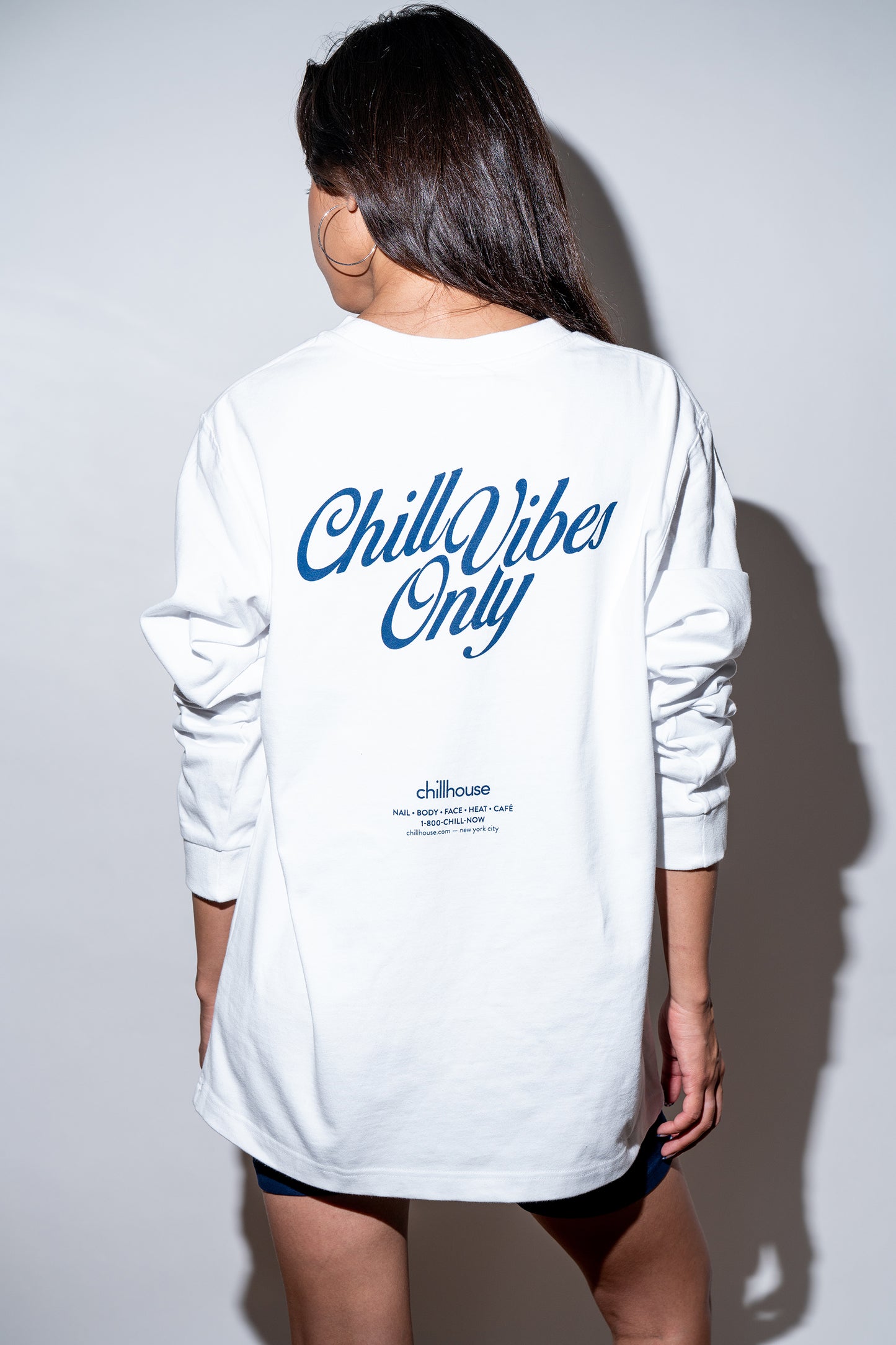 Chill Vibes Only Long Sleeve Tee